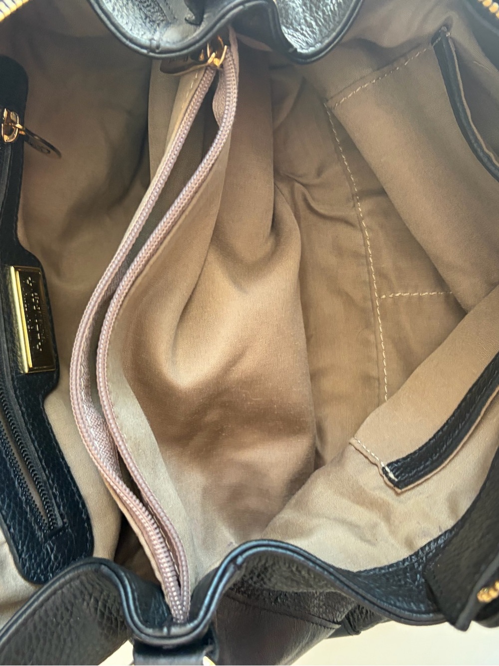 Valentina Italia Pebbled Leather Satchel - Picture 5 of 7